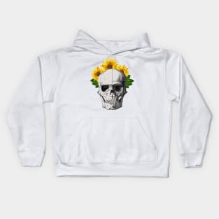 Sunflower Skull Kids Hoodie